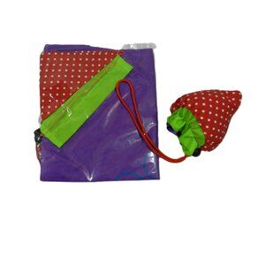 Reusable Shopping Bags Set of 2  Purple
